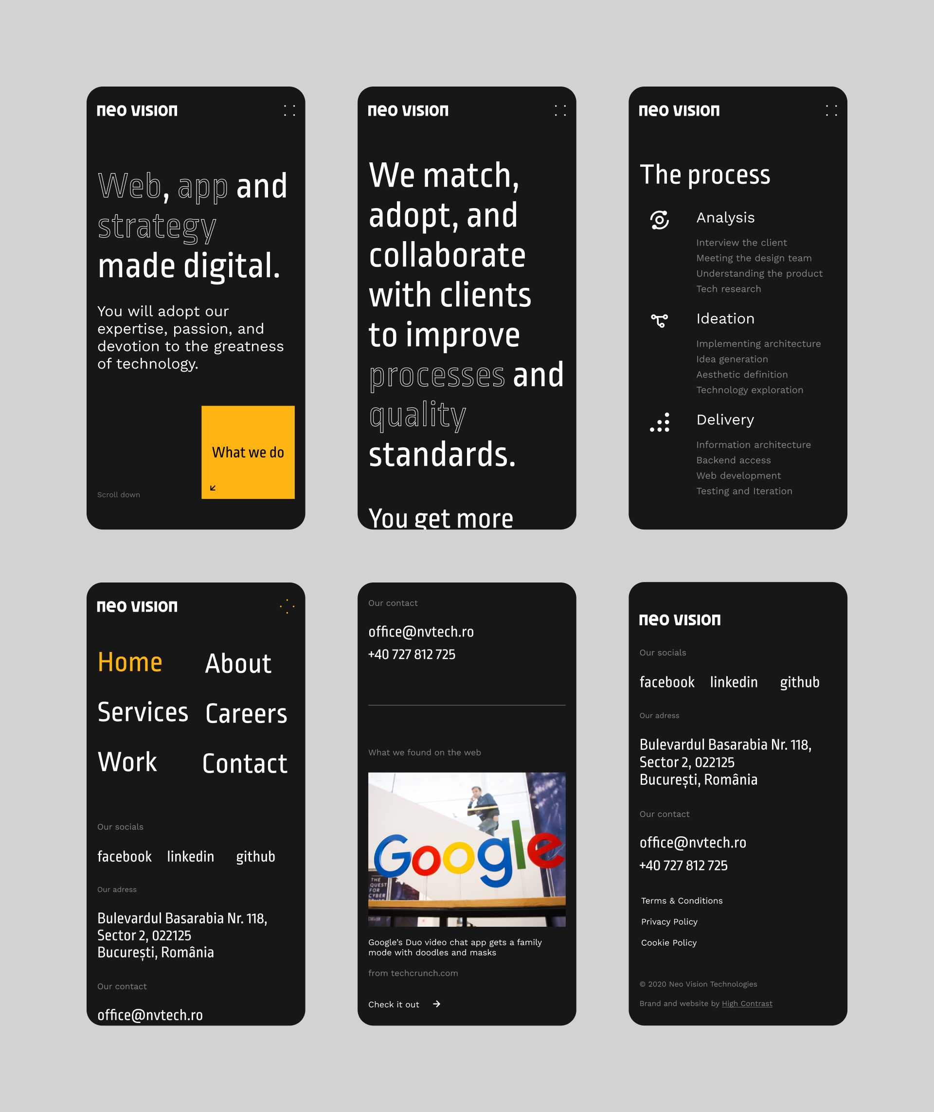 Neo-Vision-mobile-screens